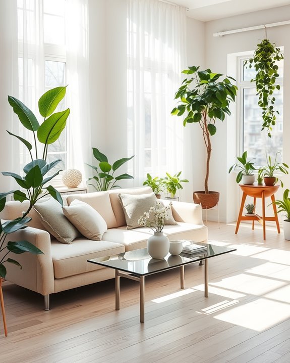 enhance aesthetic with plants