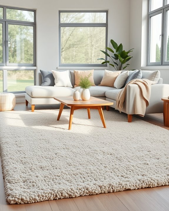 enhance comfort with rugs