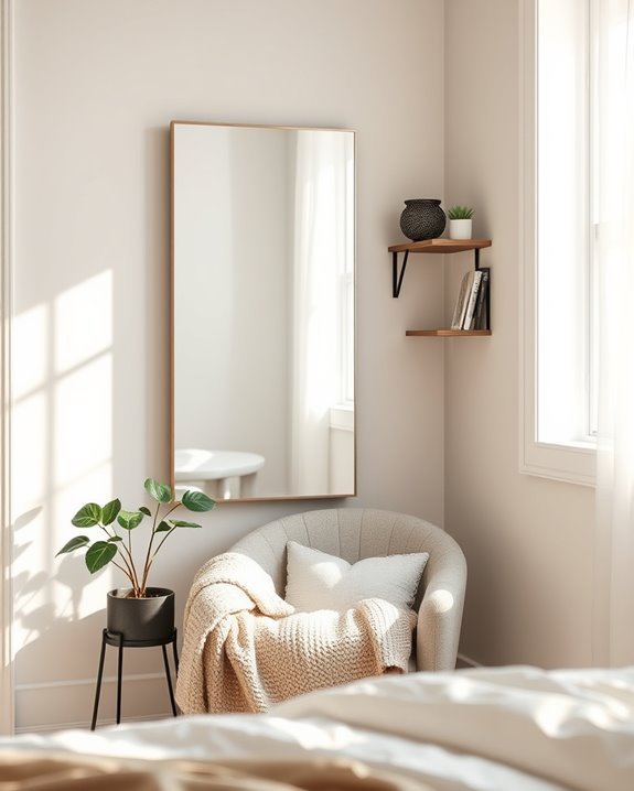 enhance light with mirrors