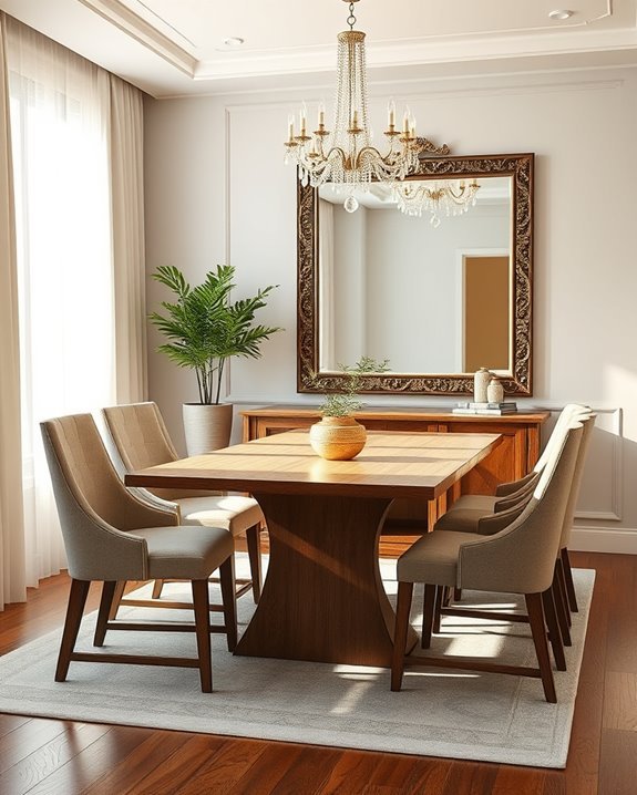 enhance space with mirrors
