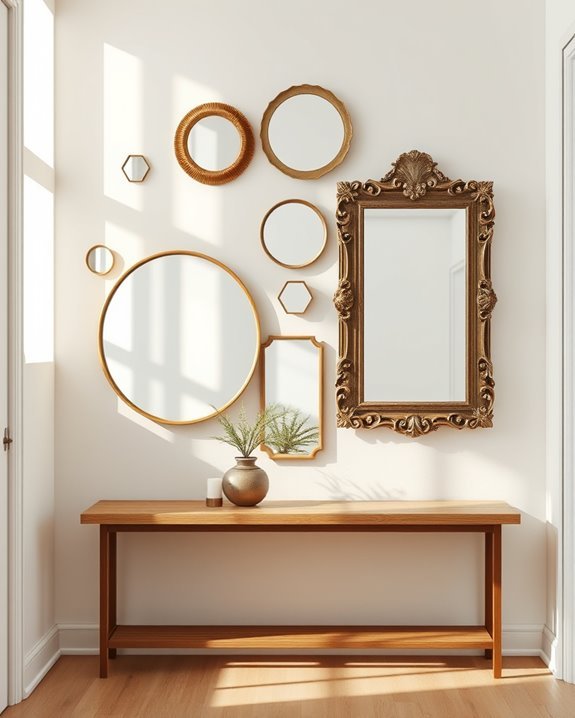 enhance space with mirrors