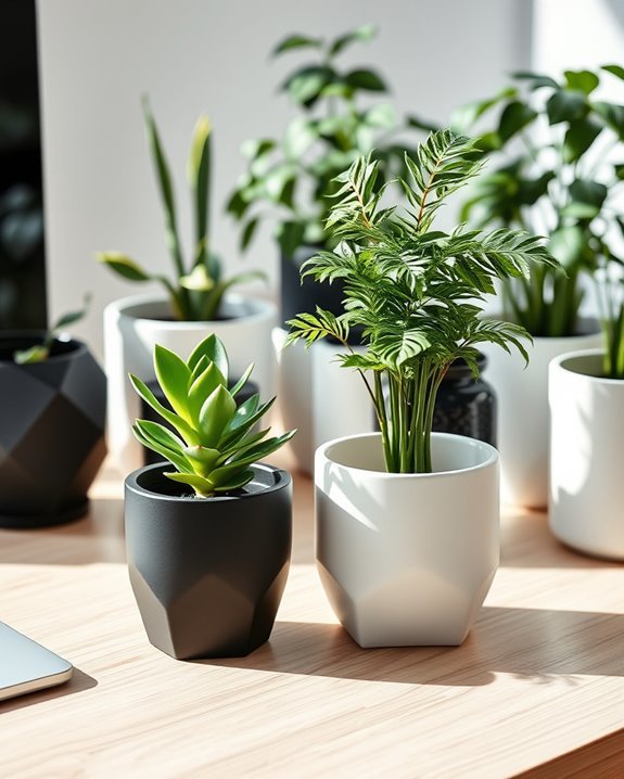 enhance workspace with greenery