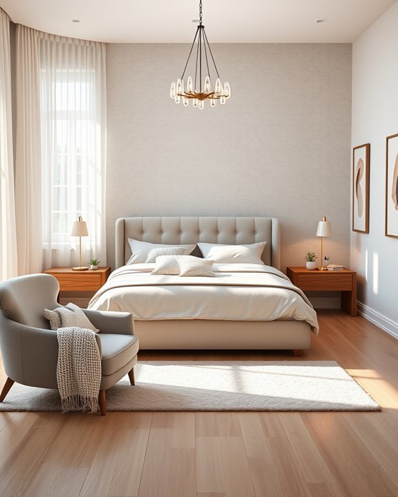 enhancing bedroom lighting ambiance