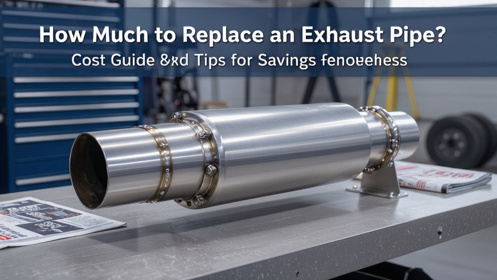 exhaust pipe replacement cost