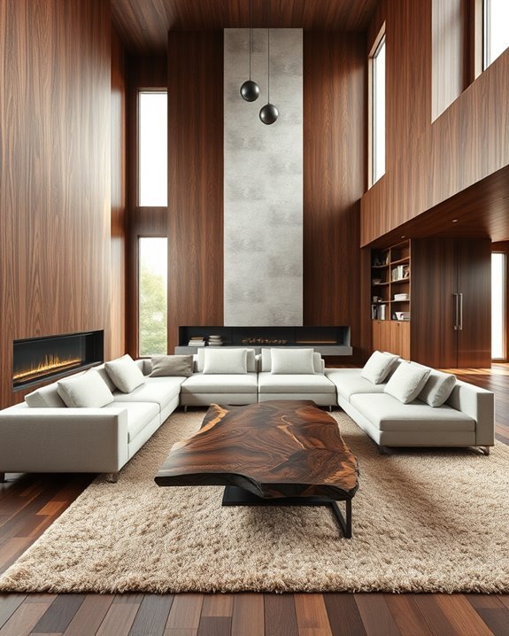 exotic wood luxury finishes