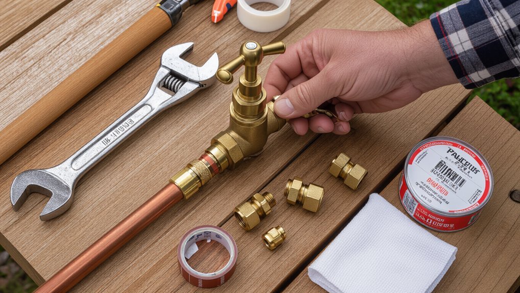 extend outdoor faucet safely