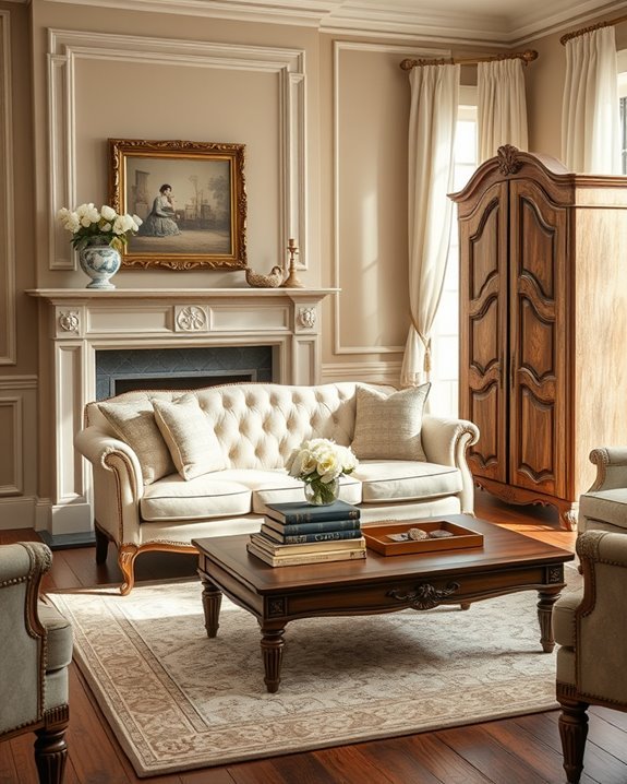 family heirlooms enhance decor