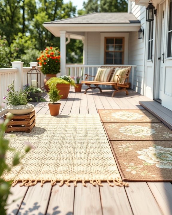 farmhouse charm outdoor rugs