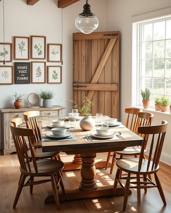 farmhouse dining room decor