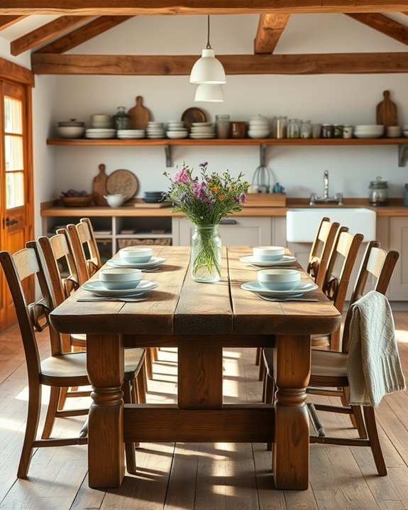farmhouse dining set charm