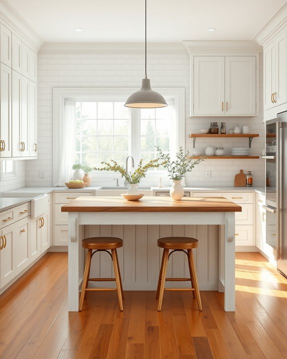 farmhouse kitchen with charm