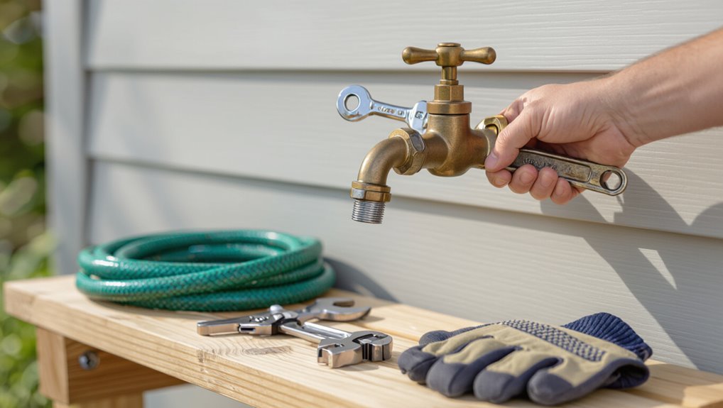 faucet key for outdoor valves