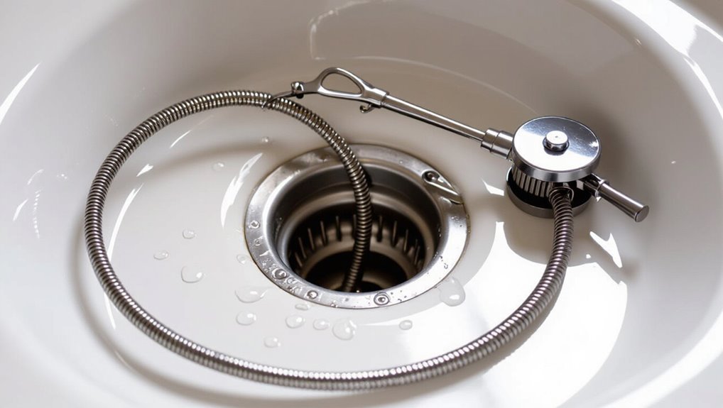 feed rotate retrieve flush