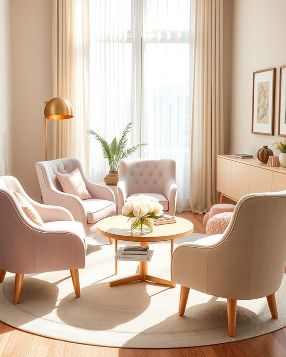 feminine accent chair styles