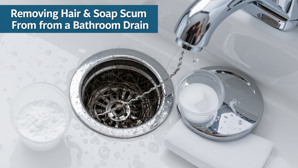 fixing clogged smelly drain