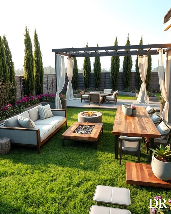 flexible outdoor living space