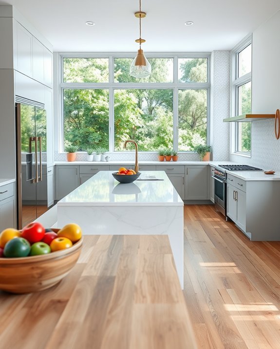 flexible social kitchen spaces