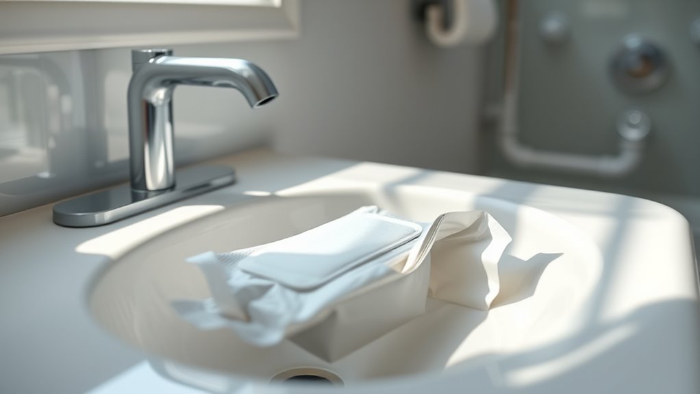 flushable wipes cause plumbing issues