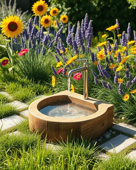 foot wash station added