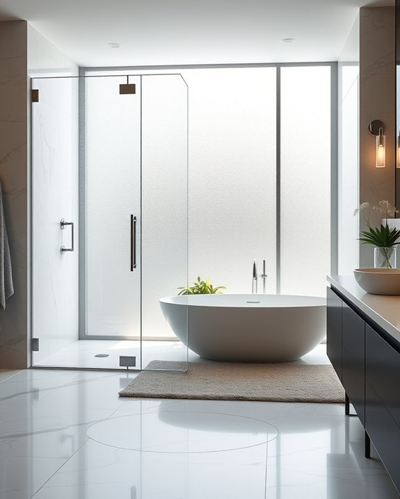 frameless glass shower elegance
