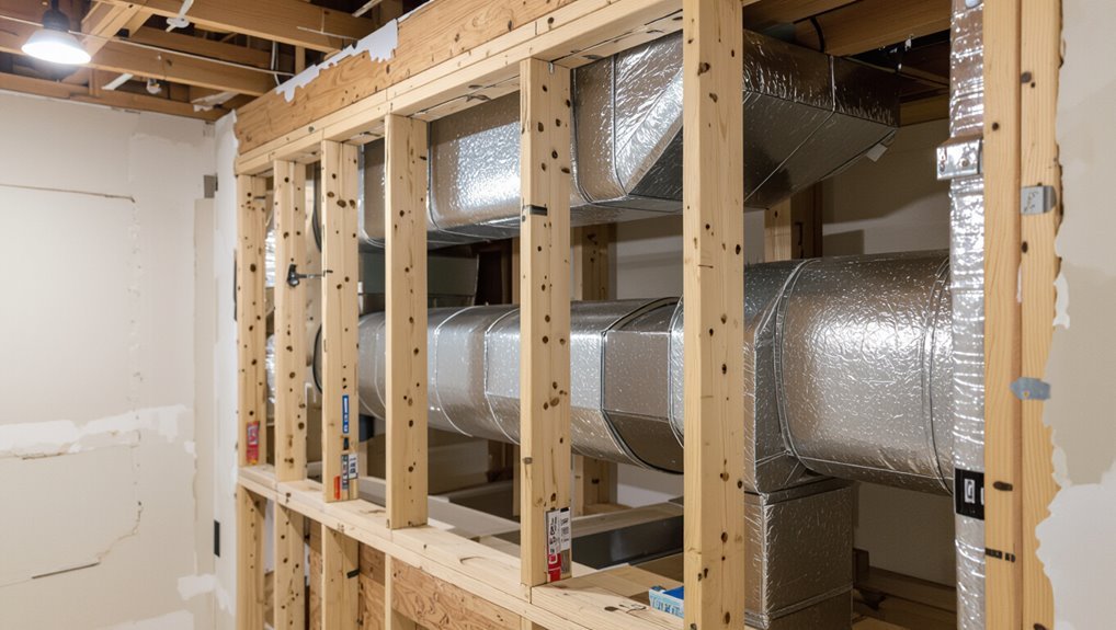 framing for ductwork enclosures