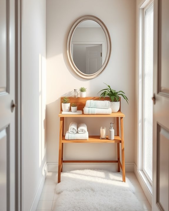 freestanding shelf for storage