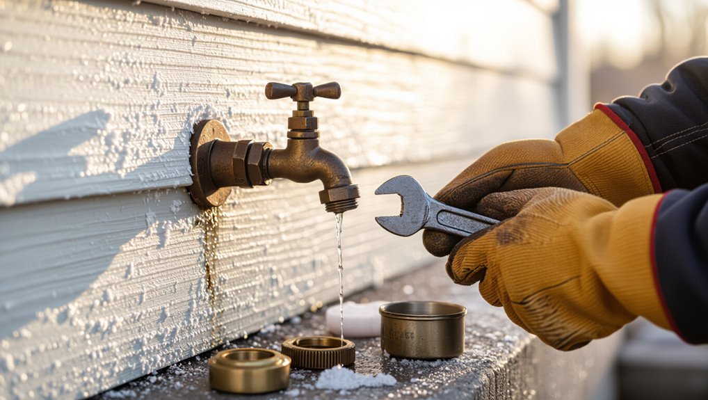 freeze proof faucet failure signs