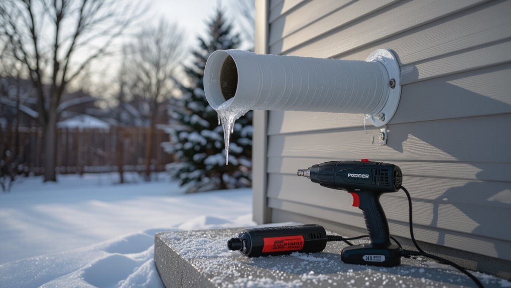 frozen exhaust pipe safety