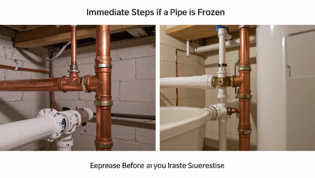 frozen pipe emergency response