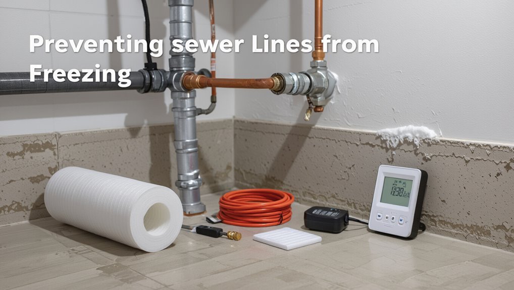 frozen sewer line risks