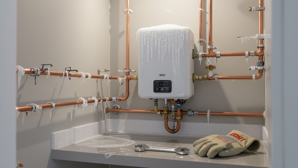 frozen tankless water heater