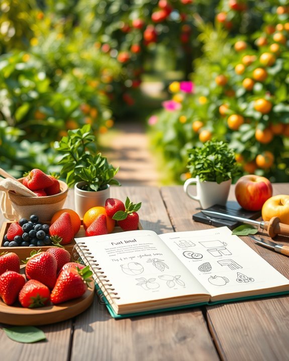 fruit garden journal benefits
