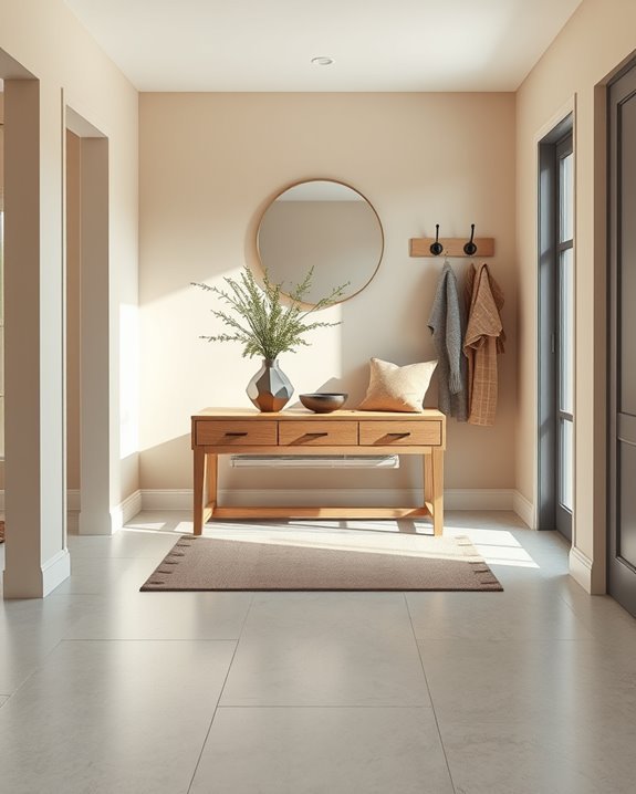 functional and inviting entryway