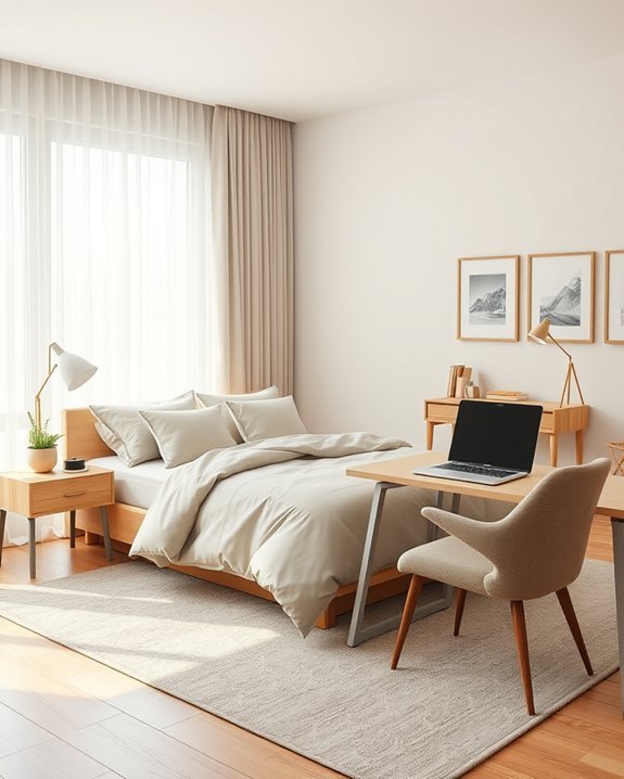 functional bedroom workspaces designed