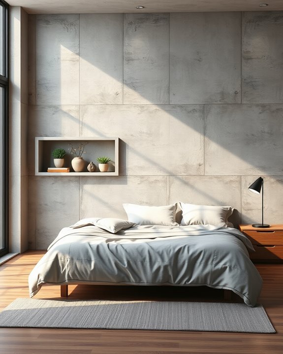 functional concrete wall design