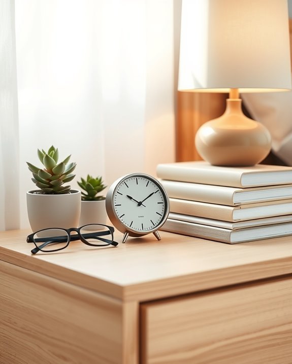 functional decorative bedside clock