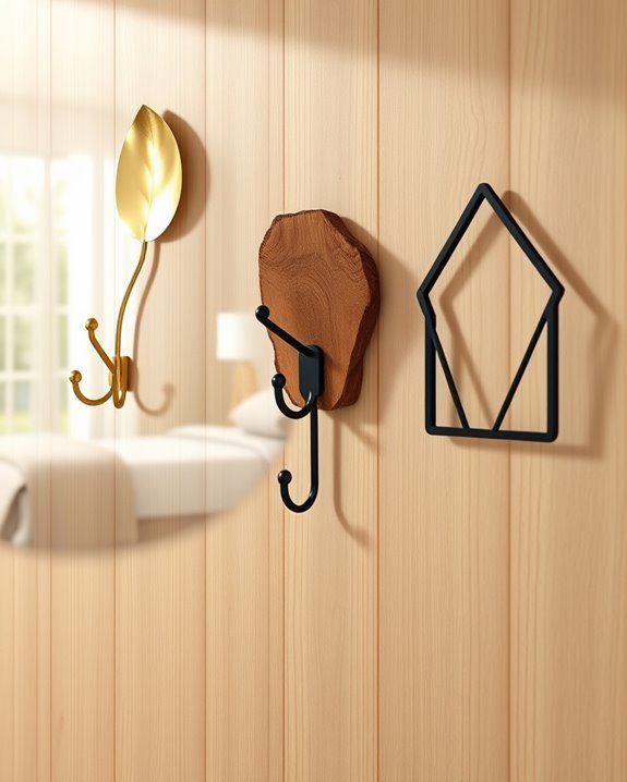 functional decorative wall hooks