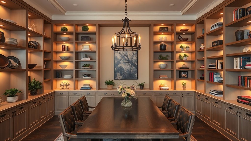 functional dining room storage