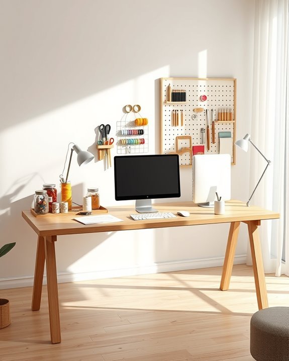 functional diy craft desk