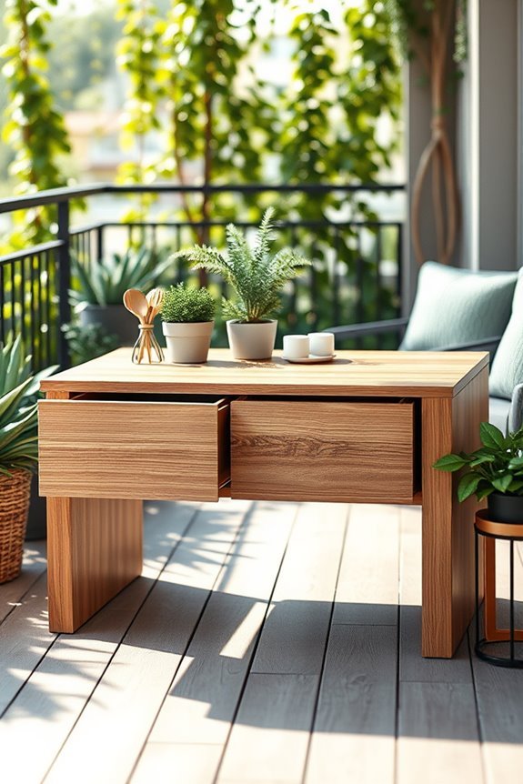 functional hidden compartment tables