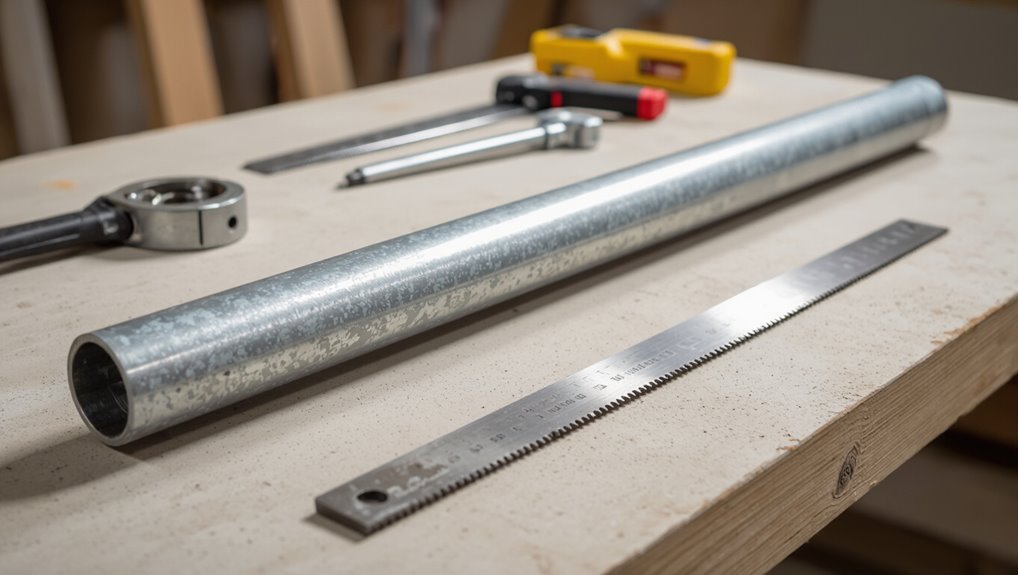 galvanized pipe handling precautions