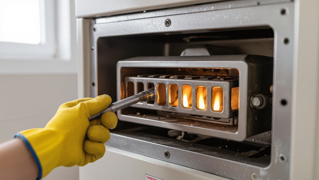 gas burner cleaning importance