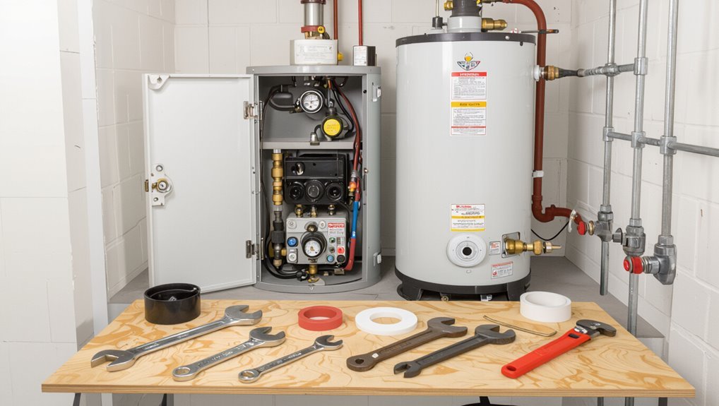 gas water heater overhaul