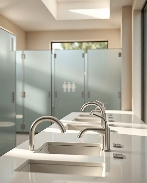 gender neutral restroom signage