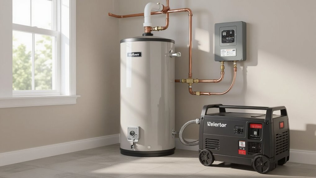 generator compatible hot water access