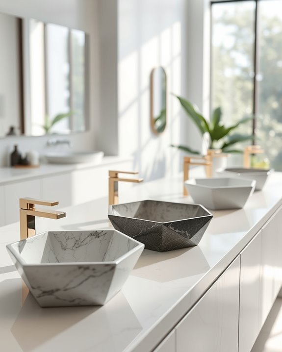 geometric basin design appeal
