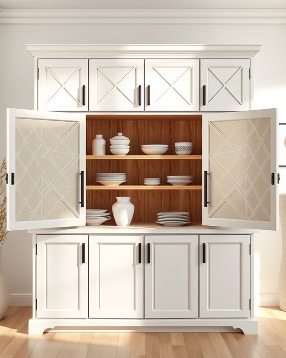 geometric patterns enhance decor