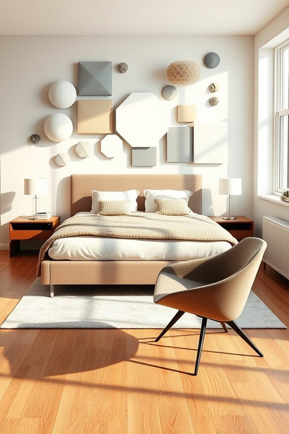 geometric wall art arrangements