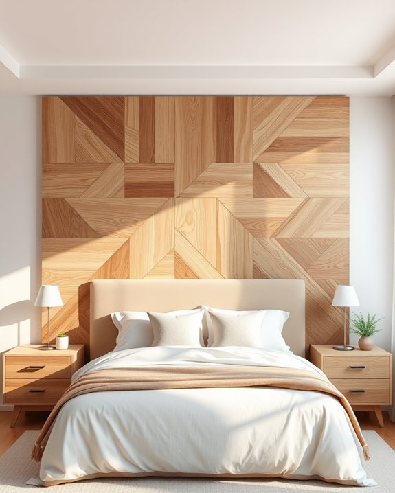 geometric wood panel designs