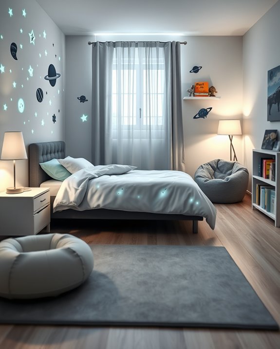 glow in the dark room decor